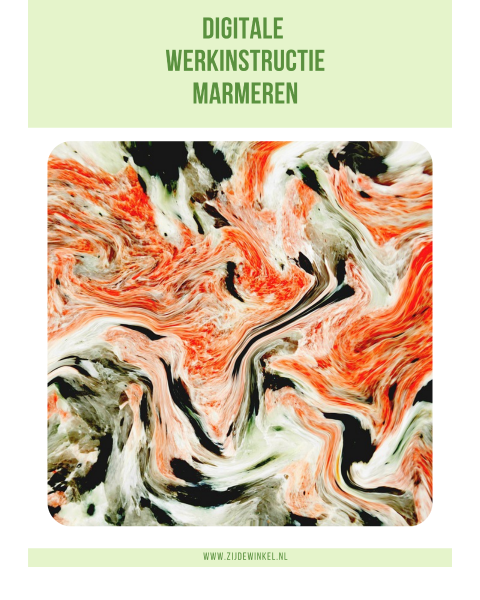 Voorblad digitale werkinstructie marmeren