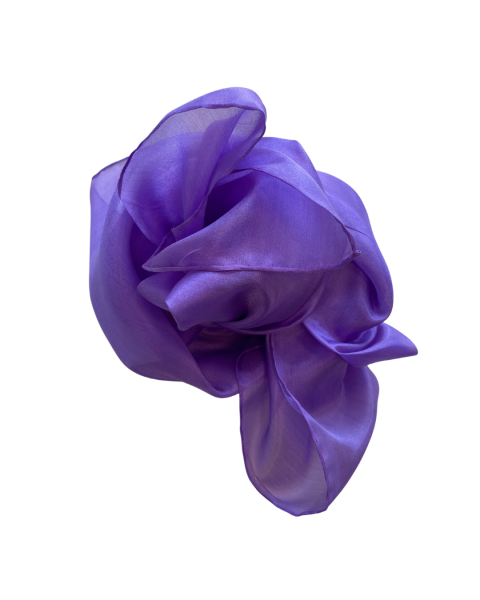 Handgeverfde speelzijde 90 x 90 cm violet