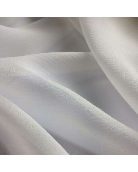 Chiffon Stretch / Ivoor / 110 cm breed