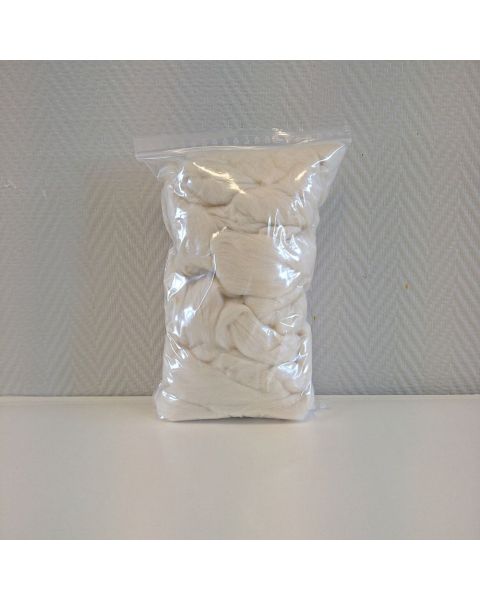 250 gram lontwol in ivoorkleur