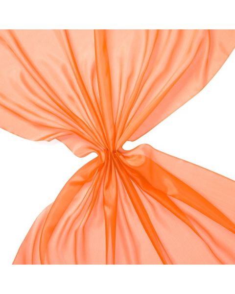 Zijdar coupon Pongee 5 oranje / 100% zijde / 132 x 90 cm