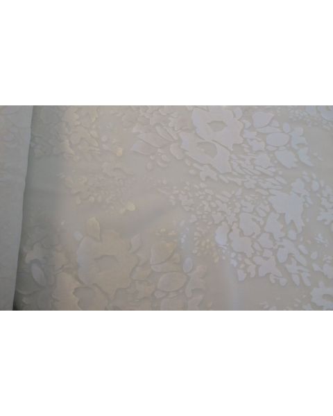 Zijdar coupon Satijn Devoree prairie / 82% viscose - 18% zijde / 190 x 112 cm