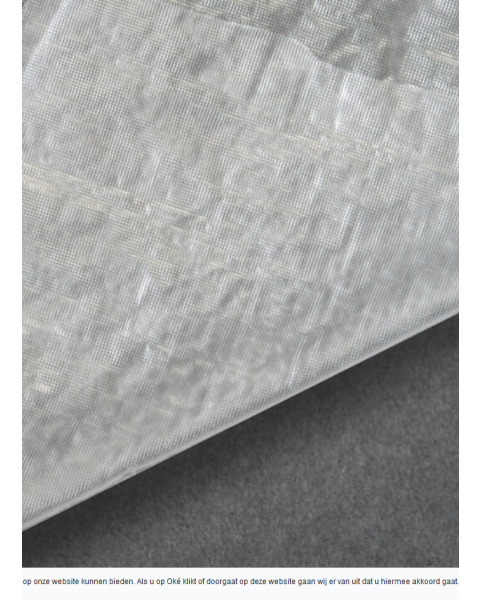 Water Soluble / Kleurloos / 100 cm breed staal