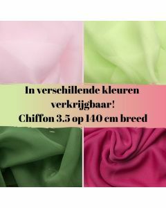 Chiffon 3.5 / Kleur / 140 cm breed
