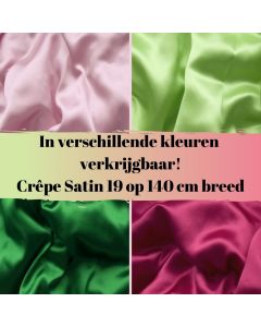 In diverse kleuren verkrijgbaar crepe satin 19