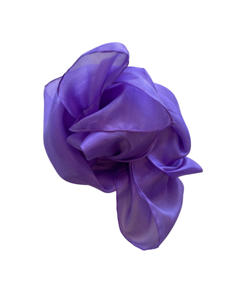 Handgeverfde speelzijde 90 x 90 cm violet