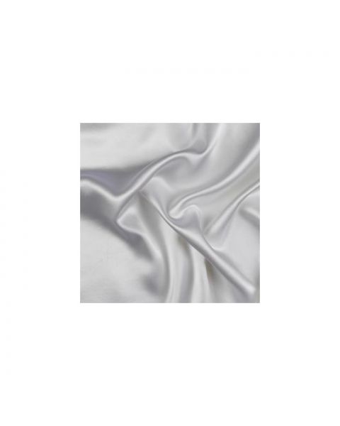 Zijdar coupon Crepe Satin zware kwaliteit natuurwit / 100% zijde / 60 x 140 cm