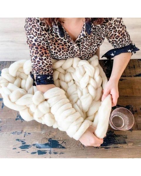 XXL deken breien - Workshop