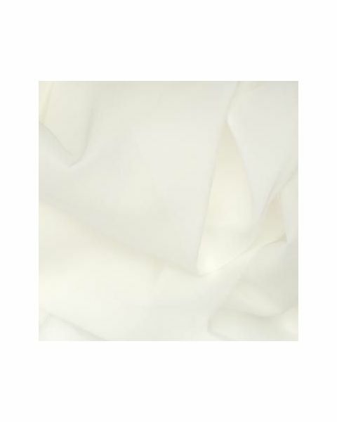 Chiffon Stretch / Wit / 110 cm breed - R