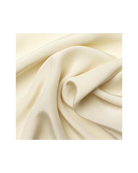 Crepe de Chine 16 / Ivoor / 140 cm breed