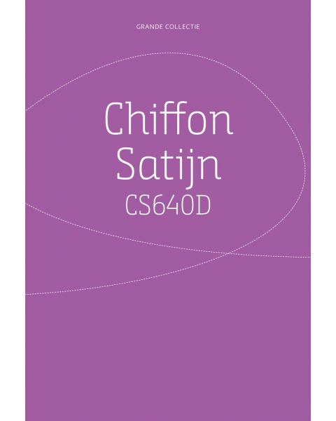 Grande Collectie stalenkaart (los) - Chiffon Satijn Kleur