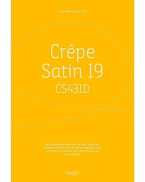 Grande Collectie stalenkaart (los) - Crêpe Satin 19 Kleur