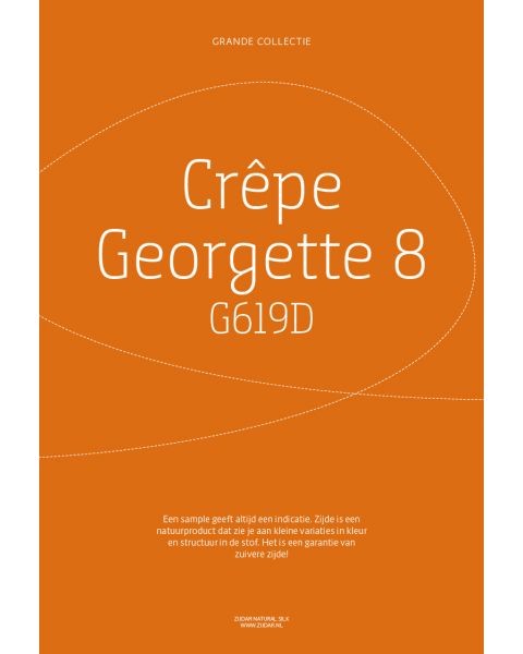 Grande Collectie stalenkaart (los) - Crêpe Georgette 8 Kleur