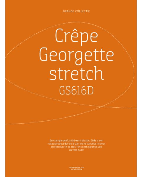 Grande Collectie stalenkaart (los) - Crêpe Georgette Stretch Kleur
