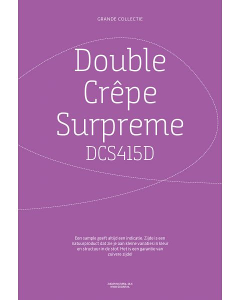 Grande Collectie stalenkaart (los) - Double Crêpe Surpreme Kleur