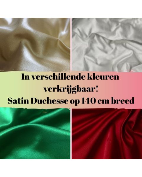 In diverse kleuren verkrijgbaar satin duchesse