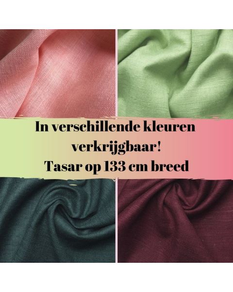 In diverse kleuren verkrijgbaar tasar