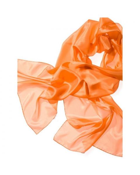 Zijdar coupon Pongee 5 oranje / 100% zijde / 156 x 45 cm